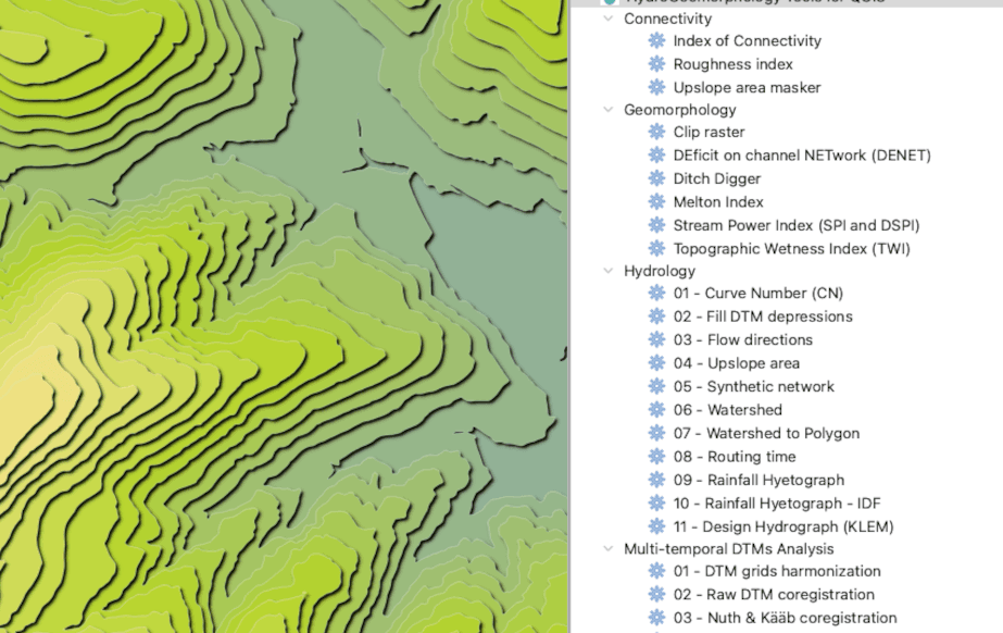 HydroGeomorphology Tools for QGIS